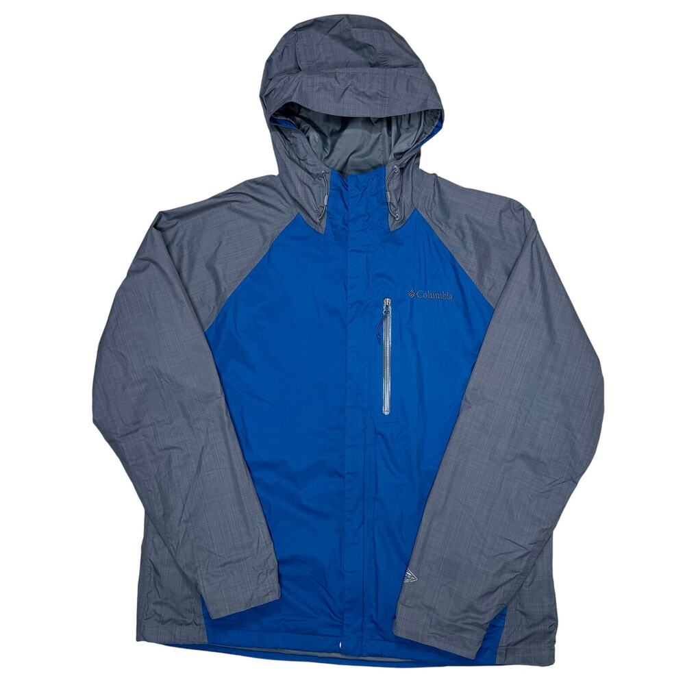 Columbia Hooded Jacket Mens XL Omni Heat Hooded Waterproof Coat